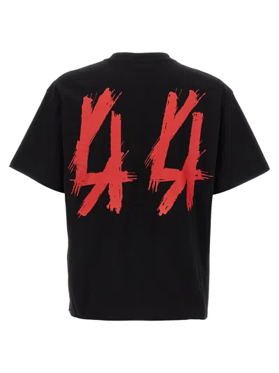 44 Label Group Drip Front Row T-shirt In Black
