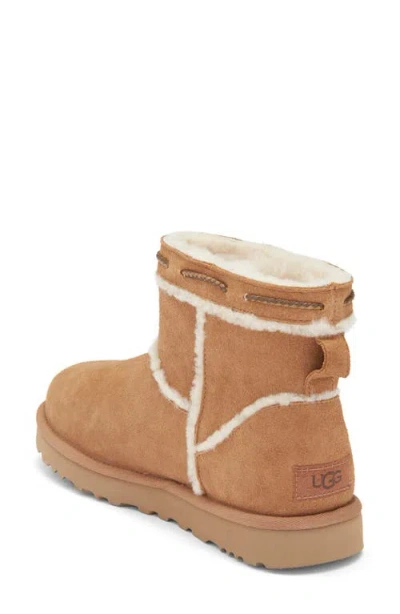 Ugg ® Classic Mini Shearling Braid Trim Boot In Brown