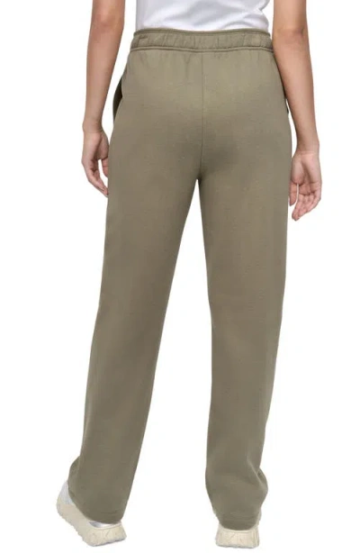 Dkny Women's Hd Logo Boyfriend Open Leg Pants In Gray