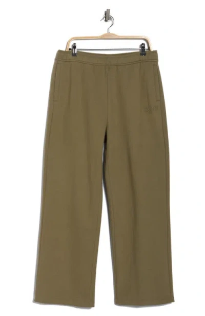 Dkny Women's Hd Logo Boyfriend Open Leg Pants In Gray