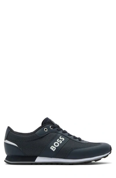 Hugo Boss Boss Parkour Runner Sneaker In Blue