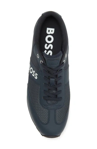 Hugo Boss Boss Parkour Runner Sneaker In Blue
