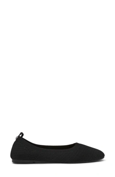 Anne Klein Joyy Knit Ballet Flat In Black