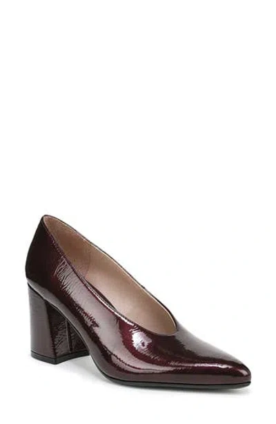 Naturalizer Women's Perry Pointed Toe Block Heel Pumps In Burgundy