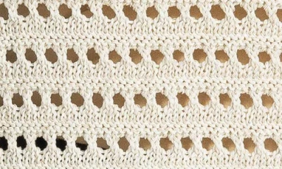 Max Studio Open Stitch Sweater Vest In Gray