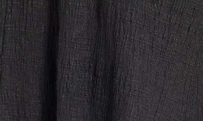 Max Studio Tie Keyhole Cap Sleeve Top In Black