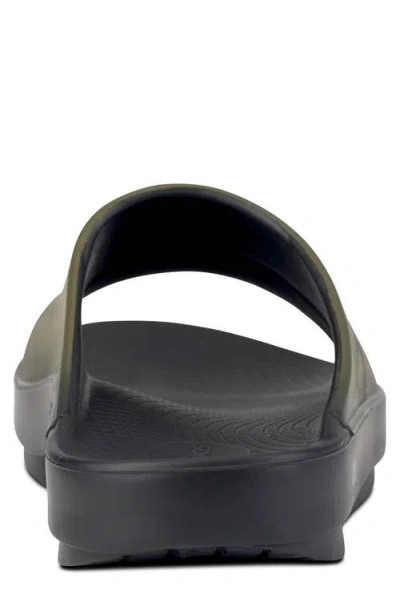 Oofos Ooahh Sport Slide In Green
