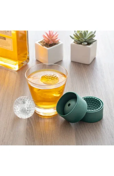 Kikkerland Design Set Of 2 Golf Ball Ice Cube Molds In Multi