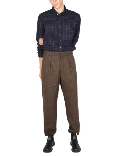 Engineered Garments Checked Shirt In Blue