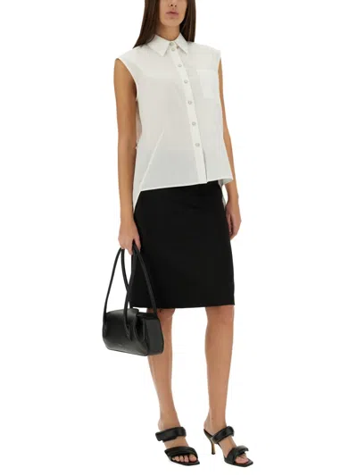Helmut Lang Women's Apex Tail Shirt In White