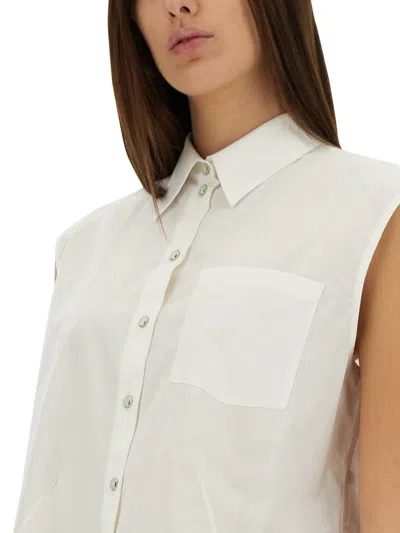 Helmut Lang Women's Apex Tail Shirt In White
