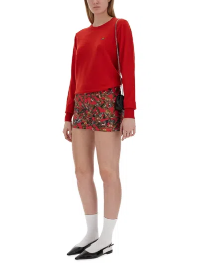 Vivienne Westwood Red Wool And Cashmere Blend Sweater In Red