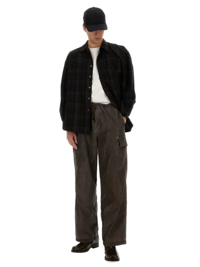 Our Legacy Casual Check Pattern Shirt With Buttoned Cuffs In Multi