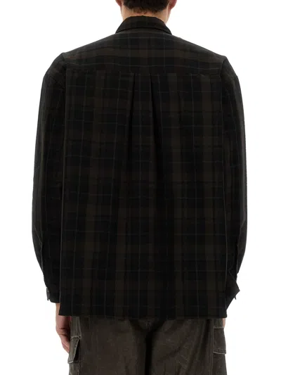 Our Legacy Casual Check Pattern Shirt With Buttoned Cuffs In Multi