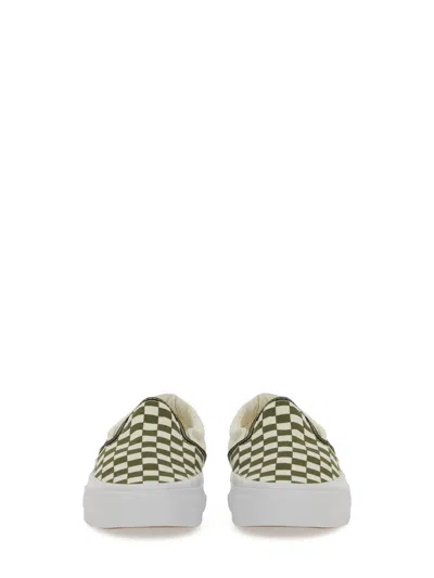 Vans Slip-on 98 Checkered Pattern Sneaker In White