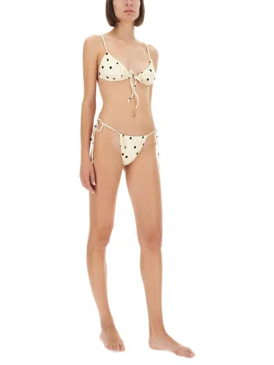 Mc2 Saint Barth "colin" Bikini Bottom In Neutral