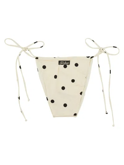 Mc2 Saint Barth "colin" Bikini Bottom In Neutral
