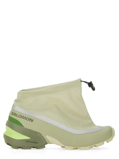 Mm6 X Salomon "cross Low" Sneaker In Green