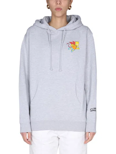 Chinatown Market X The Simpsons "devil Bart" Sweatshirt Unisex In Neutral