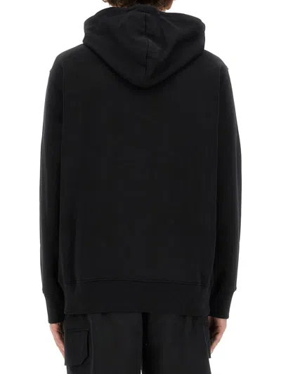 Moschino "drawn Teddy Bear" Sweatshirt In Black
