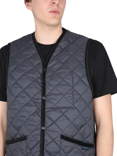 Lavenham Black Polyester Thornham Vest In Blue