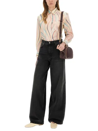 Ps By Paul Smith Ps Paul Smith "faded Swirl" Print Shirt