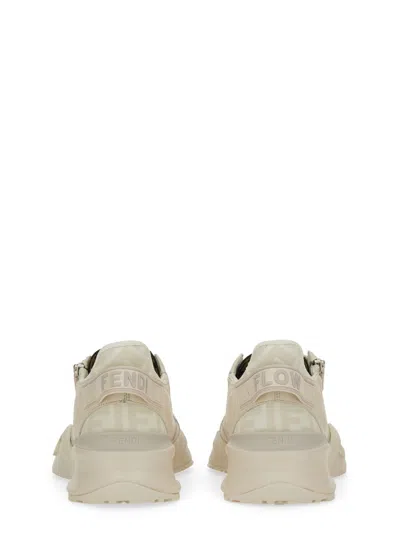 Fendi Sneaker Beige Monograma In Neutral