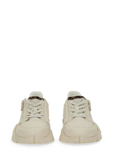 Fendi Sneaker Beige Monograma In Neutral