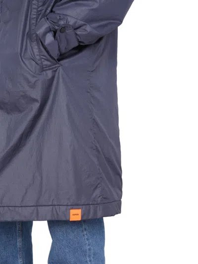 Aspesi "gallio" Waterproof Coat In Blue