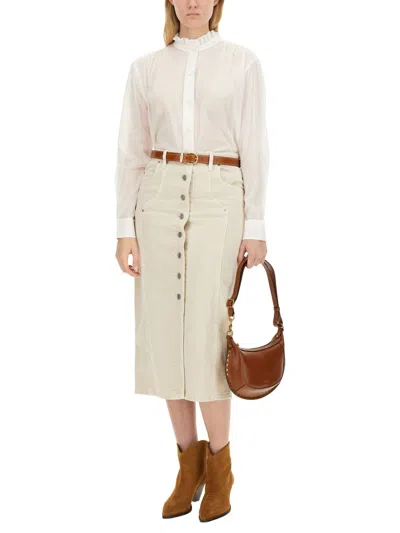 Isabel Marant Étoile Isabel Marant Etoile Gamble Shirt In White