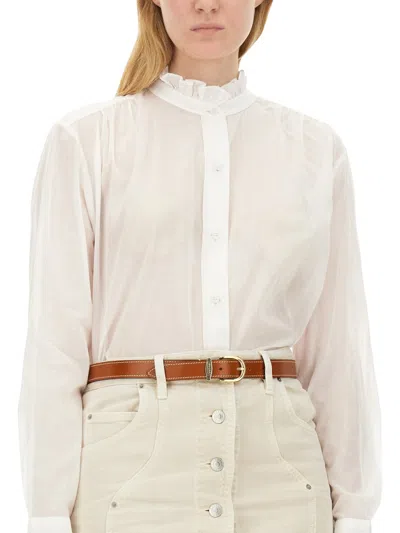 Isabel Marant Étoile Isabel Marant Etoile Gamble Shirt In White