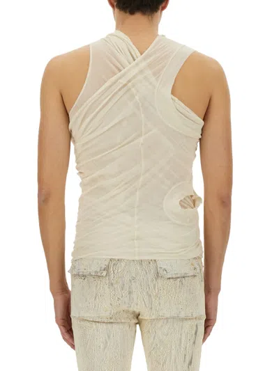Rick Owens Hollywood Banana" Top In Neutral