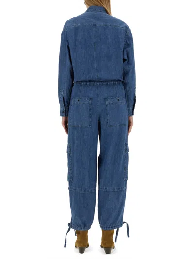 Isabel Marant Étoile Idany Denim Jumpsuit In Blue