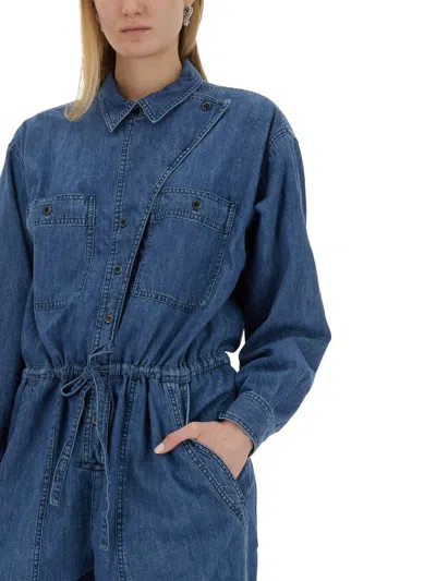 Isabel Marant Étoile Idany Denim Jumpsuit In Blue