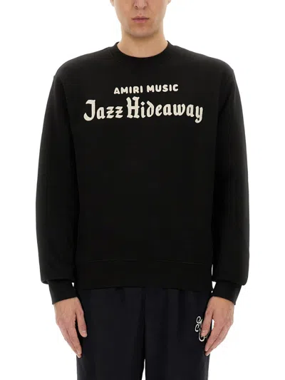 Amiri Jazz Hideaway Sweatshirt In Black