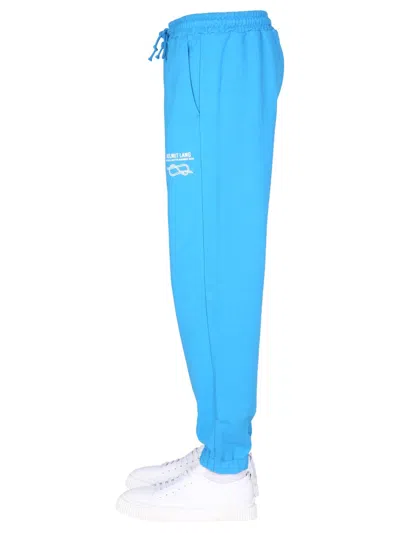 Helmut Lang "knot" Jogging Pants In Blue