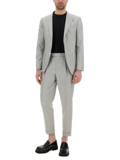 Hugo Boss Boss Lheston Dress In Gray