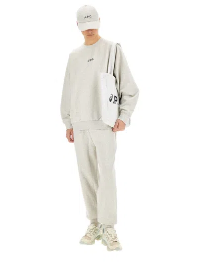 Asics X A.p.c. Lake Sweatshirt In White