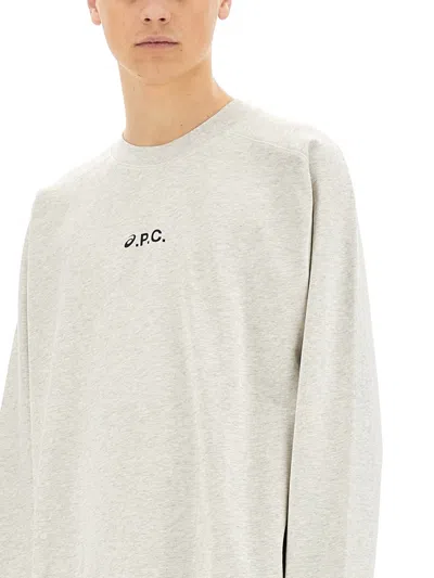 Asics X A.p.c. Lake Sweatshirt In White