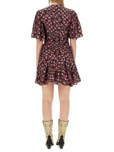 Isabel Marant "lienne" Dress In Purple