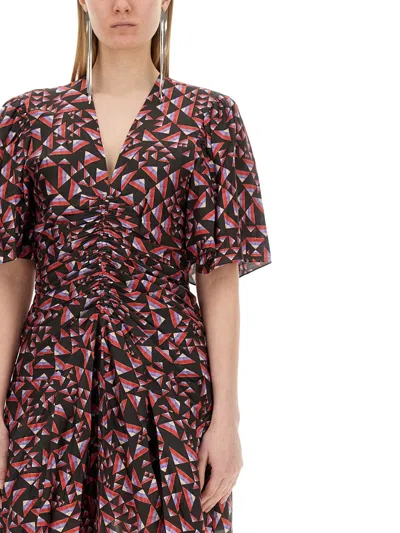 Isabel Marant "lienne" Dress In Purple