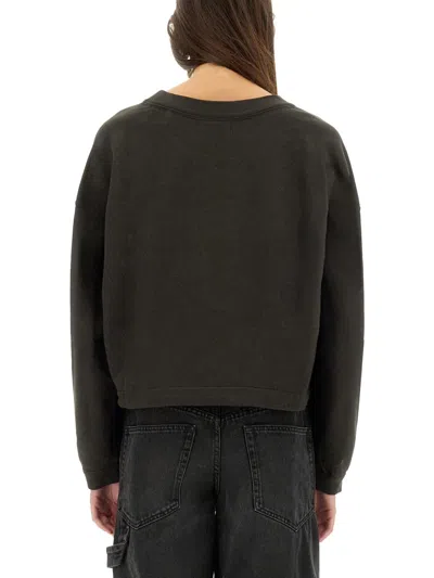 Isabel Marant Étoile Isabel Marant Etoile Margo Cropped Hoodie In Brown
