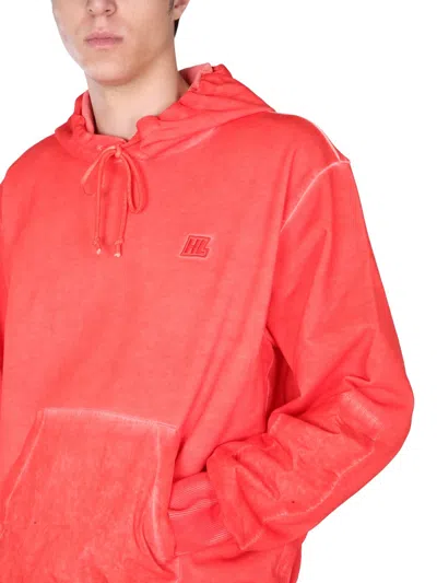 Helmut Lang "military" Sweatshirt In Red