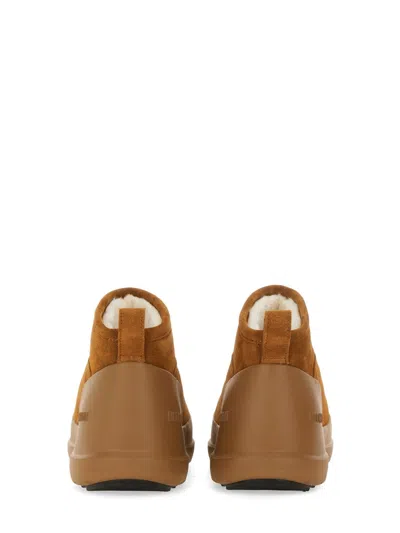 Moon Boot Luna Low Suede Leather Ankle In Brown