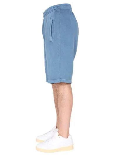 Carhartt Logo Shorts In Blue