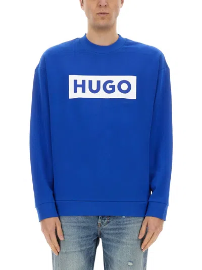 Hugo Boss Boss "niero" Sweatshirt In Blue