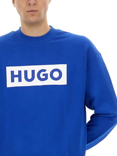 Hugo Boss Boss "niero" Sweatshirt In Blue