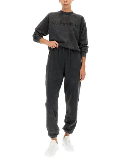 Aries "no Problem" Jogging Pants In Black