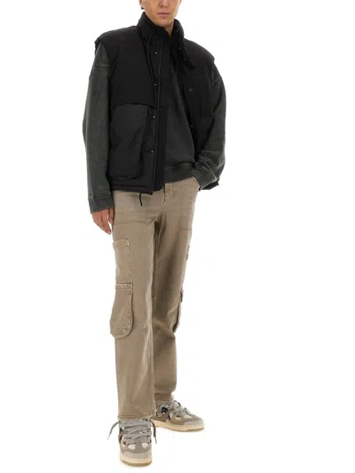 Represent Applique Crew Neck Sweatshirt In Gray