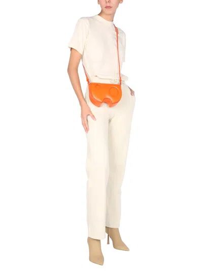 Off-white Women's Jogging Pants With Elastic Waist And Drawstring In White